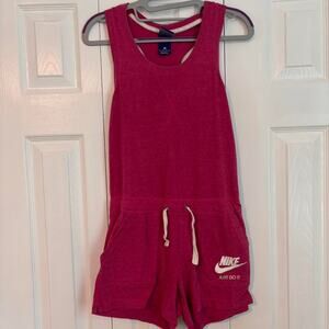 Pink nike romper